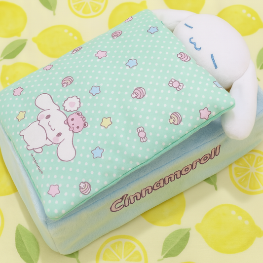 Sanrio Cinnamoroll Kuji Bed style tissue box cover - Learning Squeezy